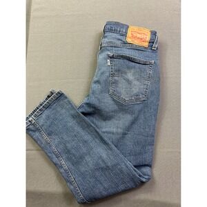Levis 514 Straight Fit Jeans Mens 34x30 Blue Denim Medium Wash Pants